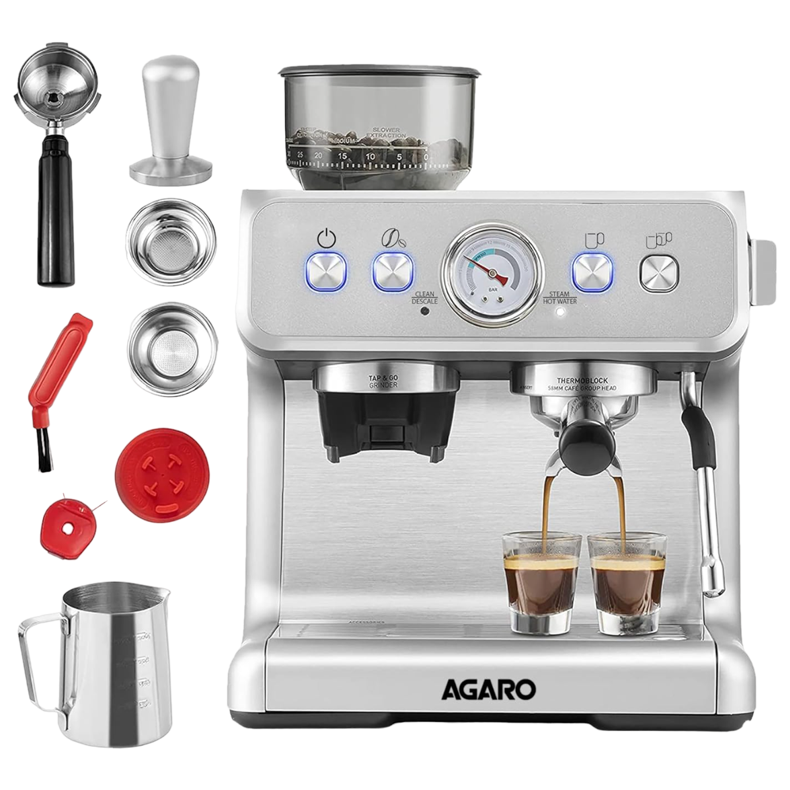 Buy Agaro Supreme Watt Cups Automatic Espresso Coffee Maker